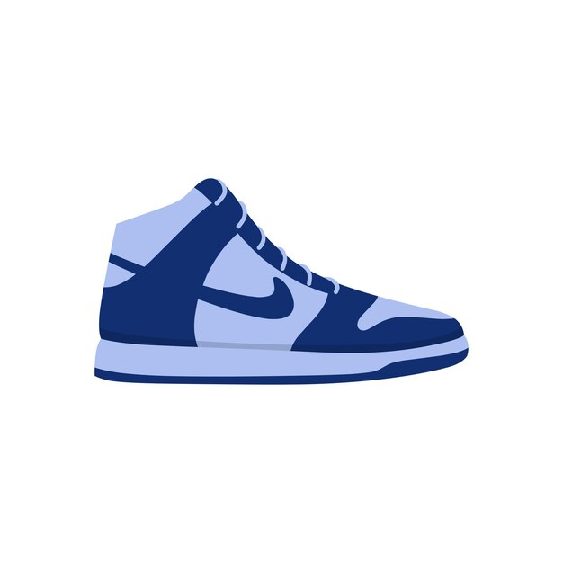 Ilustración vectorial de los tipos de zapatos