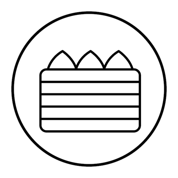Ilustración vectorial de Tiramisu