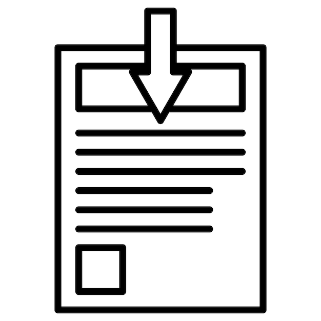 Ilustración vectorial del título