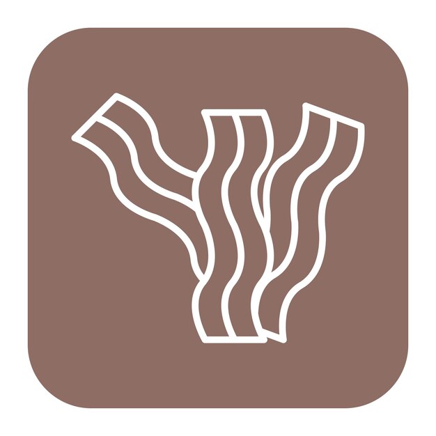 Ilustración vectorial de tocino
