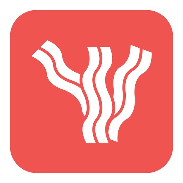 Ilustración vectorial de tocino