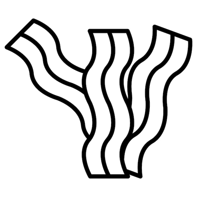 Ilustración vectorial de tocino