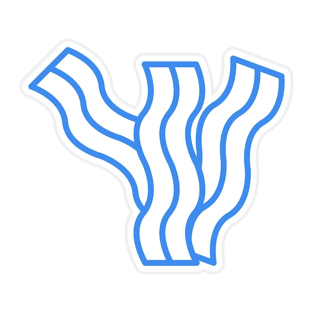 Ilustración vectorial de tocino