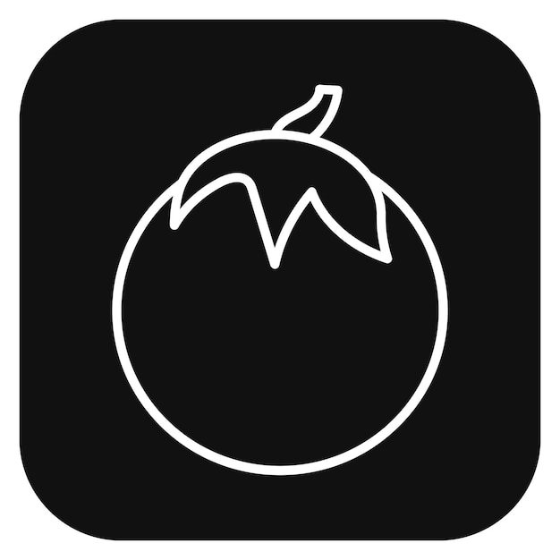 Ilustración vectorial del tomate