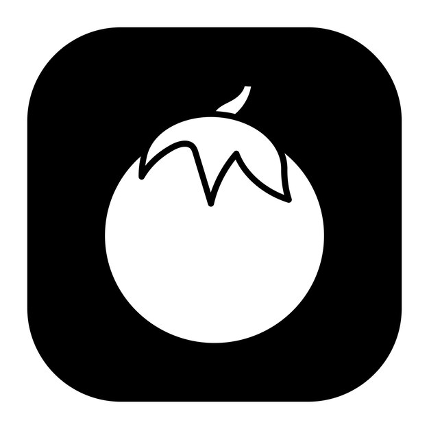 Ilustración vectorial del tomate