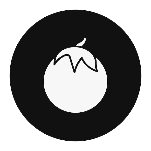 Ilustración vectorial del tomate
