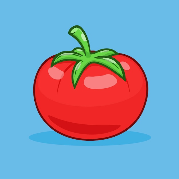 Ilustración vectorial del tomate