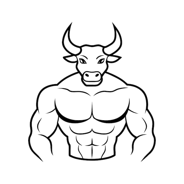 Ilustración vectorial de Toro español Diseño audaz y poderoso para camisetas y gráficos