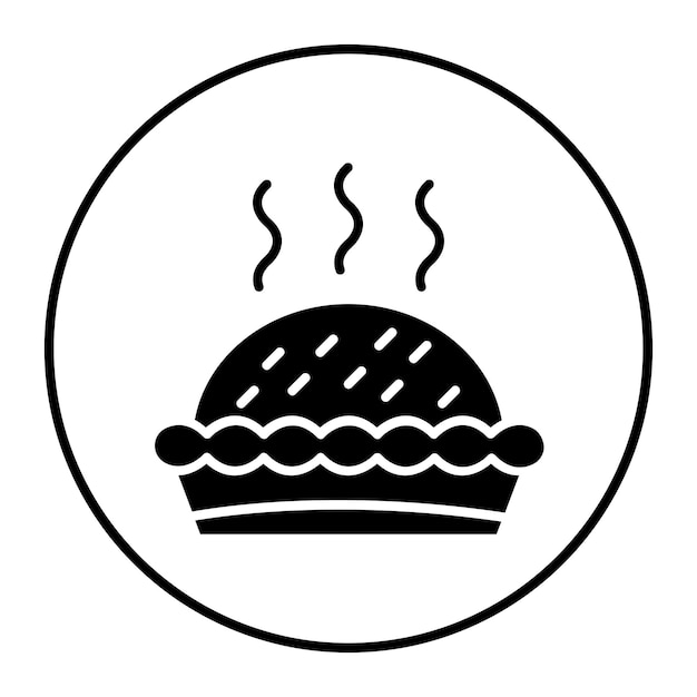 Ilustración vectorial de la torta