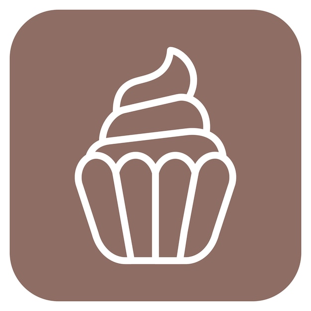 Ilustración vectorial de la torta