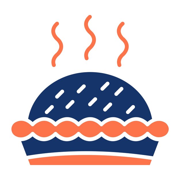 Ilustración vectorial de la torta