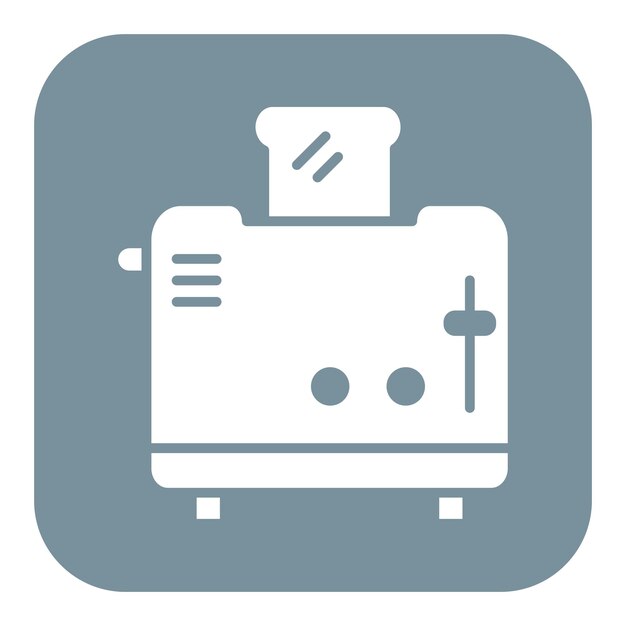 Ilustración vectorial de la tostadora
