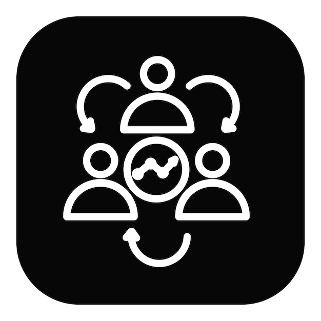 Ilustración vectorial de trabajo en equipo