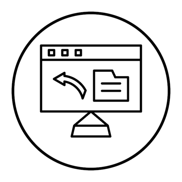Ilustración vectorial de transferencia de archivos