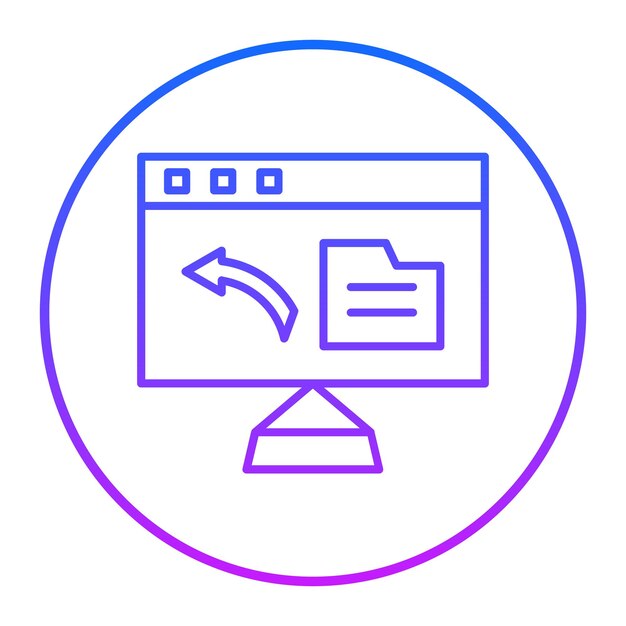 Ilustración vectorial de transferencia de archivos