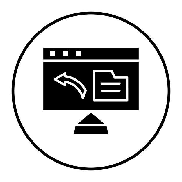 Ilustración vectorial de transferencia de archivos