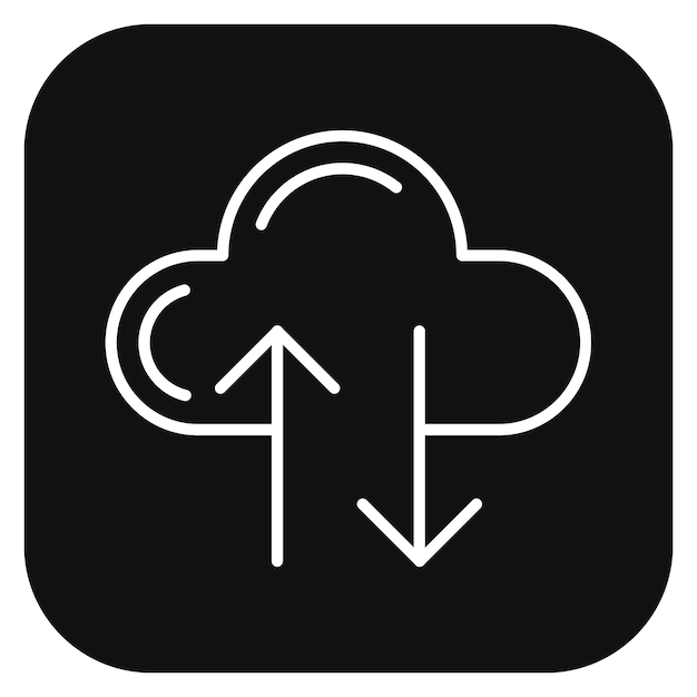 Ilustración vectorial de transferencia de datos