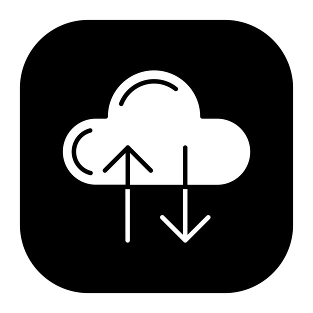 Ilustración vectorial de transferencia de datos