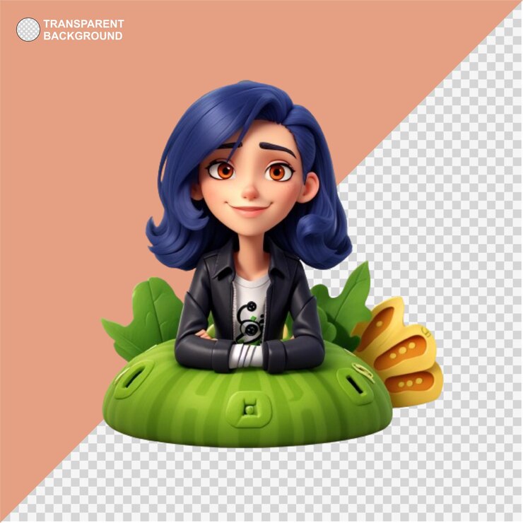 Vector ilustración vectorial transparente en 3d del día internacional contra las drogas hermosa mascota