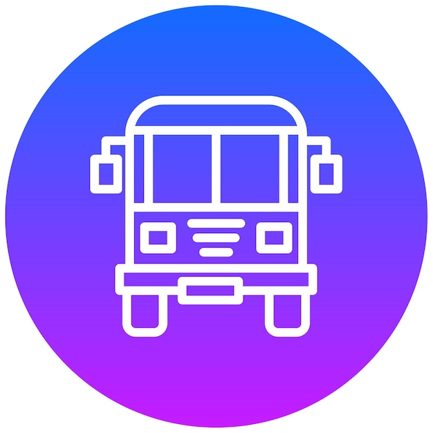 Ilustración vectorial del transporte público