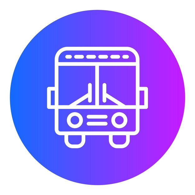 Ilustración vectorial del transporte público