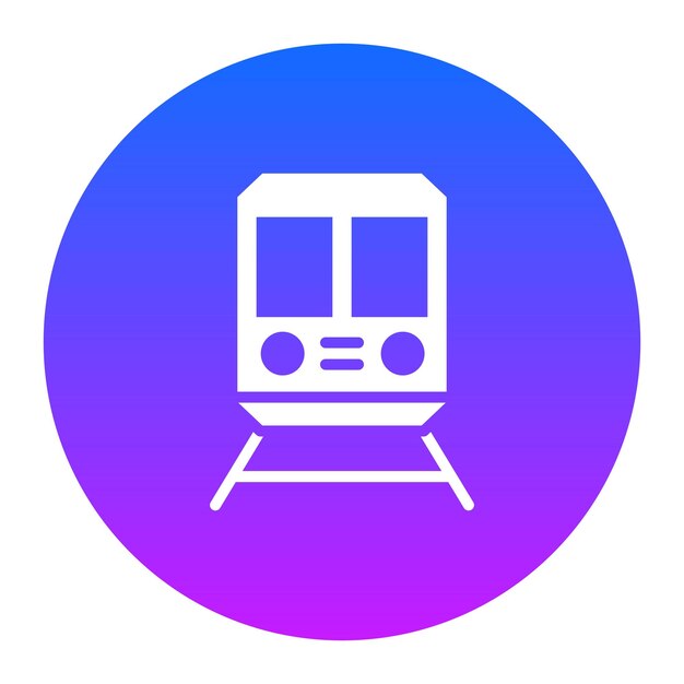 Ilustración vectorial del tranvía