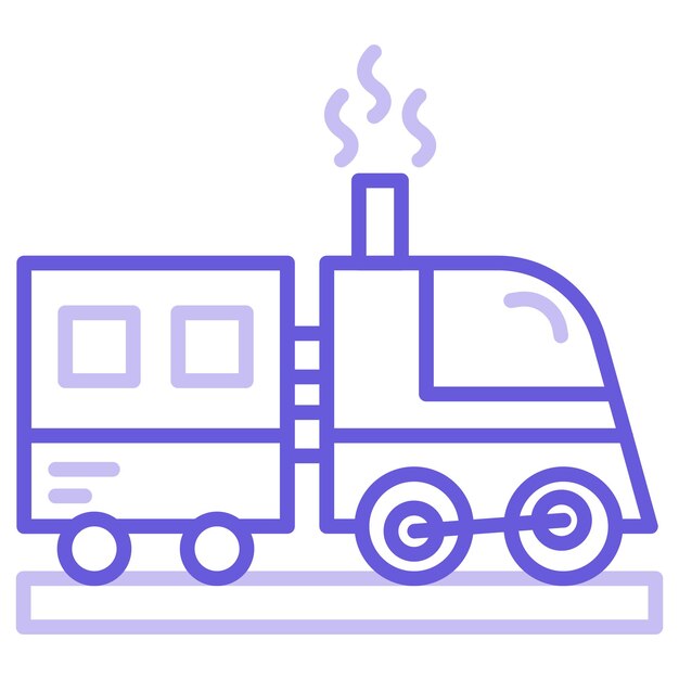 Ilustración vectorial de trenes