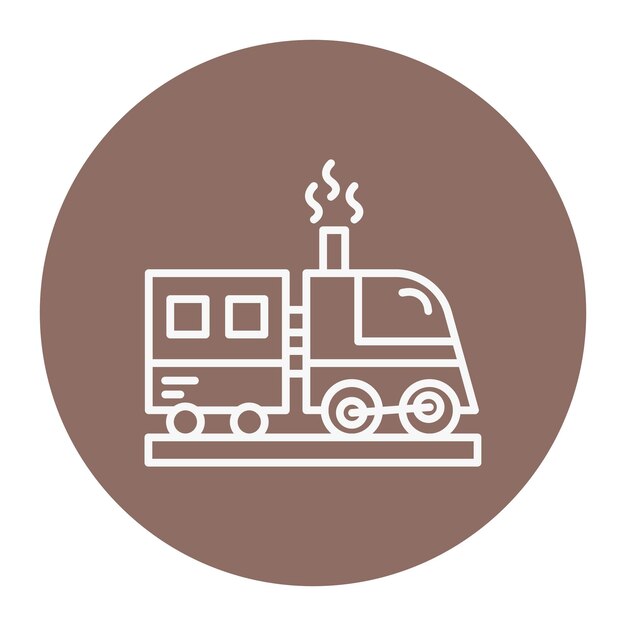 Ilustración vectorial de trenes