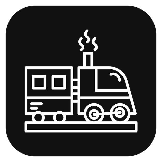 Ilustración vectorial de trenes