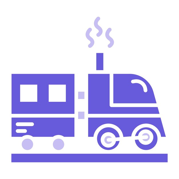 Ilustración vectorial de trenes