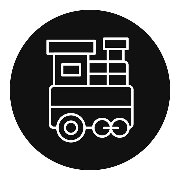 Ilustración vectorial de trenes