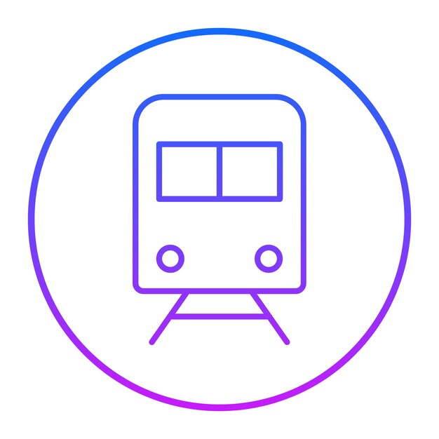 Ilustración vectorial de trenes