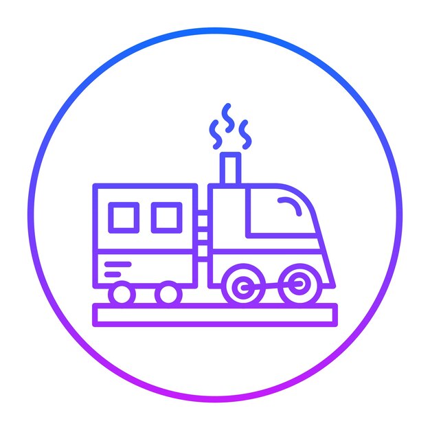 Ilustración vectorial de trenes