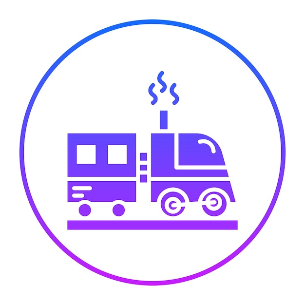 Ilustración vectorial de trenes