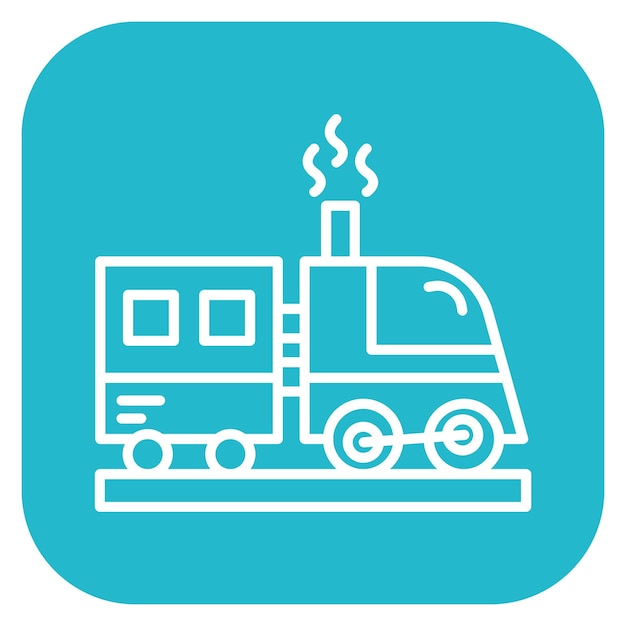 Ilustración vectorial de trenes