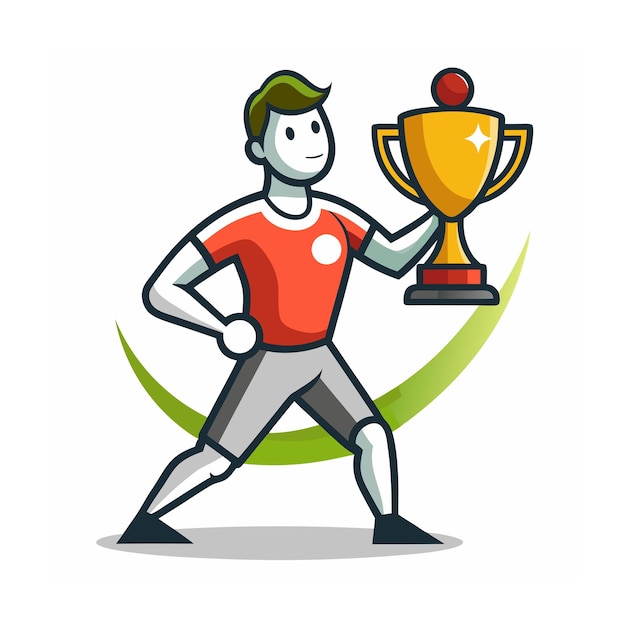 Ilustración vectorial del trofeo