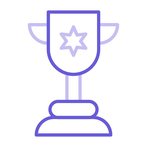 Ilustración vectorial del trofeo