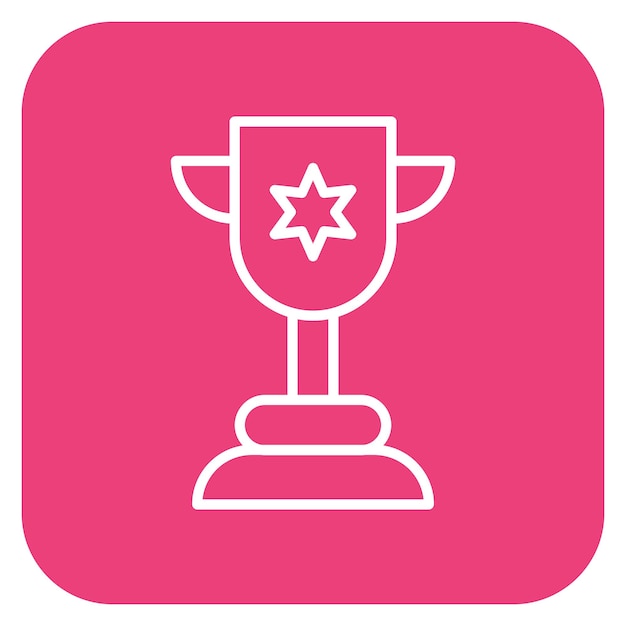 Ilustración vectorial del trofeo