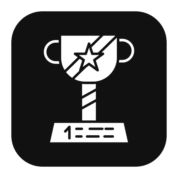 Ilustración vectorial del trofeo