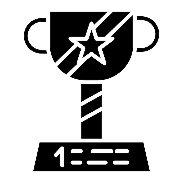 Ilustración vectorial del trofeo