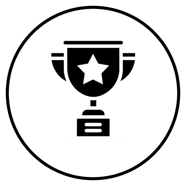 Ilustración vectorial del trofeo