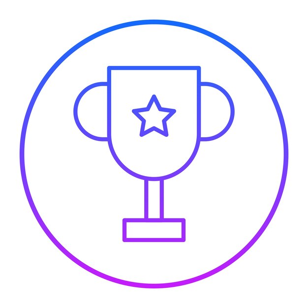 Ilustración vectorial del trofeo