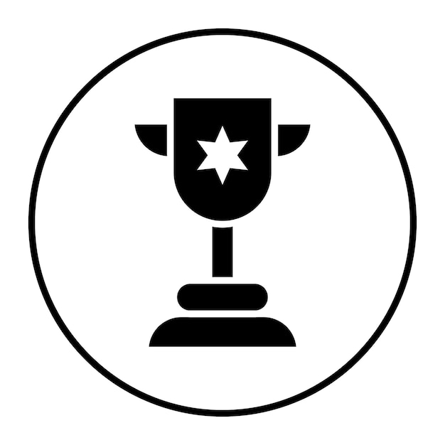 Ilustración vectorial del trofeo