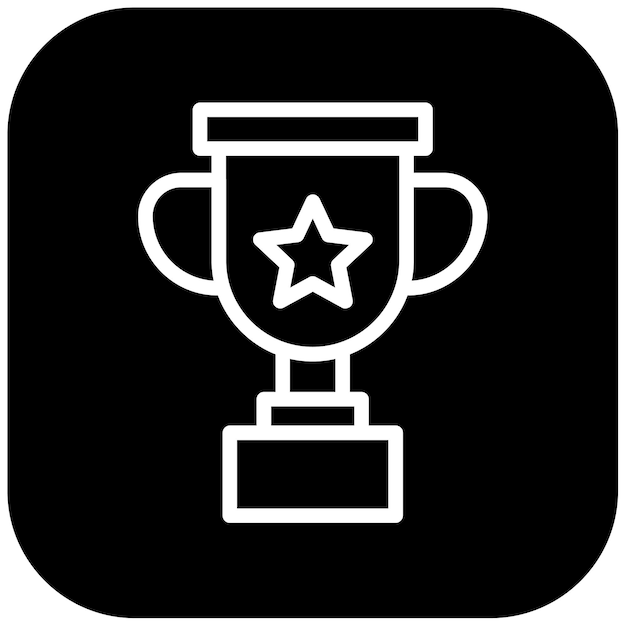 Ilustración vectorial del trofeo
