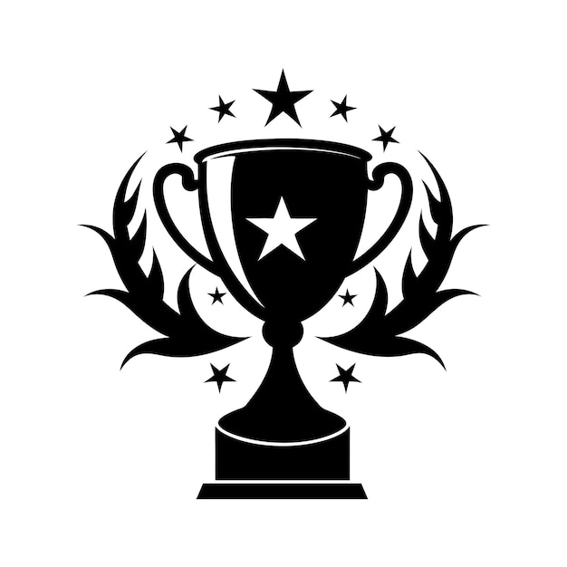 ilustración vectorial trofeo