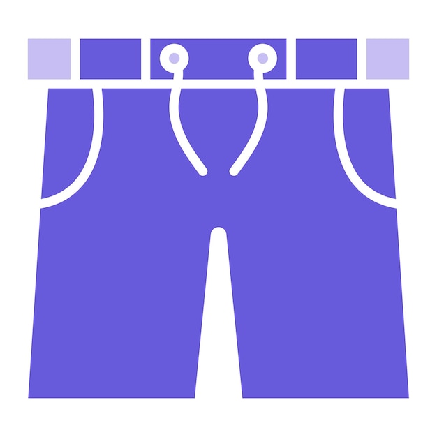 Ilustración vectorial de los troncos de natación