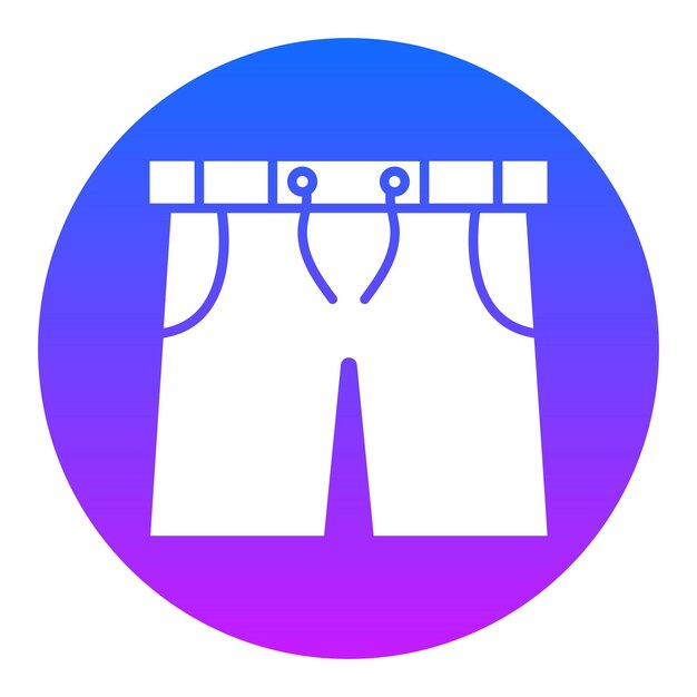 Ilustración vectorial de los troncos de natación