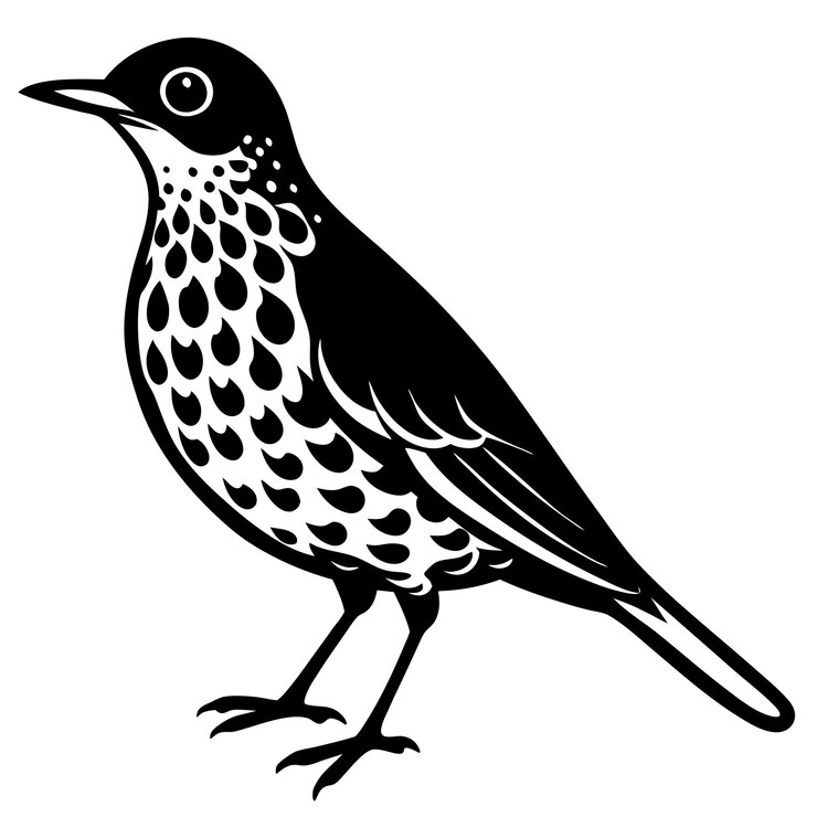 Vector ilustración vectorial de la trucha de la madera