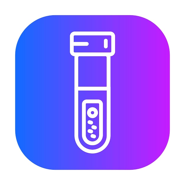 Ilustración vectorial del tubo de ensayo
