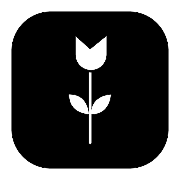 Ilustración vectorial del tulipán